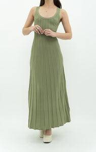 WILFRED x Pastel Green Ribbed Dress (S, M)