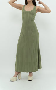 WILFRED x Pastel Green Ribbed Dress (S, M)