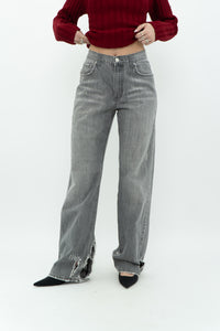 Vintage x BLUENOTES Distressed Grey Denim (M)