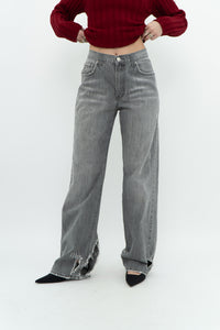 Vintage x BLUENOTES Distressed Grey Denim (M)