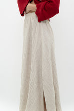 Load image into Gallery viewer, Vintage x Made in USA x Heathered Beige Midi Skirt (XS)