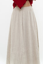 Load image into Gallery viewer, Vintage x Made in USA x Heathered Beige Midi Skirt (XS)