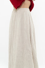 Load image into Gallery viewer, Vintage x Made in USA x Heathered Beige Midi Skirt (XS)