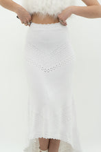 Load image into Gallery viewer, ALEXIS x White Knit Midi Skirt (L)