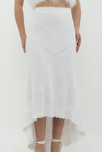 Load image into Gallery viewer, ALEXIS x White Knit Midi Skirt (L)