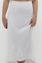 Load image into Gallery viewer, ALEXIS x White Knit Midi Skirt (L)