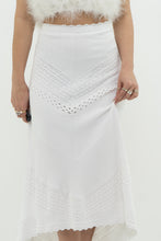 Load image into Gallery viewer, ALEXIS x White Knit Midi Skirt (L)