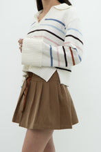 Load image into Gallery viewer, LAUNDRY BY SHELLI SEGAL x Cozy Striped Collard Knit Sweater (XS-L)