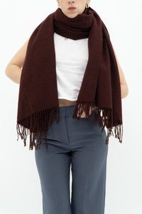 WILFRED x Maroon Classic Scarf