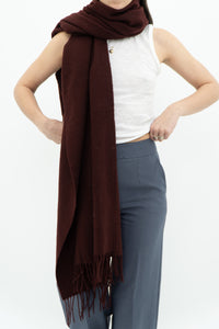 WILFRED x Maroon Classic Scarf