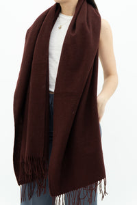 WILFRED x Maroon Classic Scarf