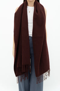 WILFRED x Maroon Classic Scarf