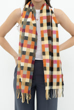 Load image into Gallery viewer, Vintage x Made in Scotland x Multicolour Gingham Pure Cashmere Scarf