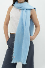 Load image into Gallery viewer, Deadstock x Made in Ecuador x. Light Blue Alpaca Scarf