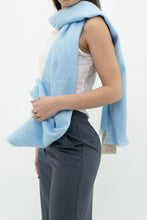 Load image into Gallery viewer, Deadstock x Made in Ecuador x. Light Blue Alpaca Scarf