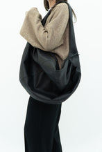 Load image into Gallery viewer, FREE PEOPLE x Black Faux Leather Oversized Bag