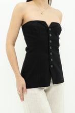 Load image into Gallery viewer, MESHKI x Deadstock Black Buttoned Top (XS)