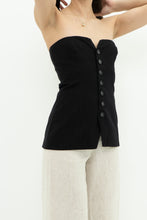 Load image into Gallery viewer, MESHKI x Deadstock Black Buttoned Top (XS)