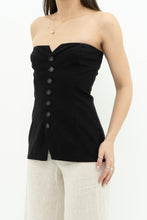 Load image into Gallery viewer, MESHKI x Deadstock Black Buttoned Top (XS)