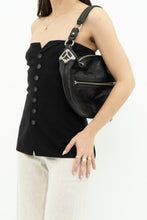 Load image into Gallery viewer, Vintage x MICHAEL KORS Heavy Black Leather Purse