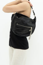 Load image into Gallery viewer, Vintage x MICHAEL KORS Heavy Black Leather Purse