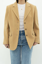 Load image into Gallery viewer, Vintage x Made in Bulgaria x Wool, Cashmere Tan Blazer (XS-M)