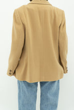 Load image into Gallery viewer, Vintage x Made in Bulgaria x Wool, Cashmere Tan Blazer (XS-M)