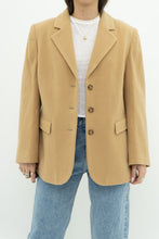 Load image into Gallery viewer, Vintage x Made in Bulgaria x Wool, Cashmere Tan Blazer (XS-M)