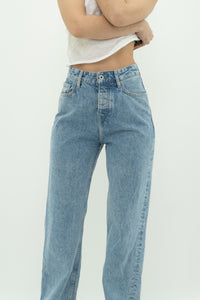 PEPE JEANS x Light Wash Straight Leg Denim (S)