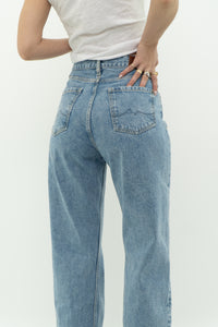 PEPE JEANS x Light Wash Straight Leg Denim (S)