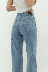 PEPE JEANS x Light Wash Straight Leg Denim (S)