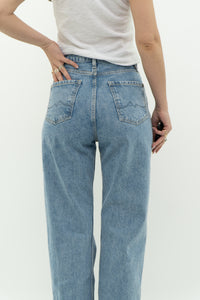 PEPE JEANS x Light Wash Straight Leg Denim (S)