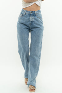 PEPE JEANS x Light Wash Straight Leg Denim (S)