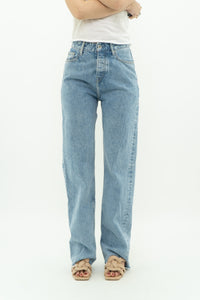 PEPE JEANS x Light Wash Straight Leg Denim (S)