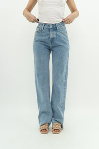 PEPE JEANS x Light Wash Straight Leg Denim (S)