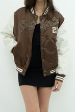 Load image into Gallery viewer, Vintage x SOUTHPOLE Brown, White Varsity Bomber (XS-M)