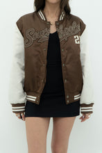 Load image into Gallery viewer, Vintage x SOUTHPOLE Brown, White Varsity Bomber (XS-M)