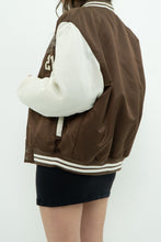 Load image into Gallery viewer, Vintage x SOUTHPOLE Brown, White Varsity Bomber (XS-M)