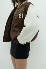 Load image into Gallery viewer, Vintage x SOUTHPOLE Brown, White Varsity Bomber (XS-M)