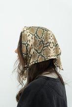 Load image into Gallery viewer, Vintage x Pure Silk Snakeskin Scarf