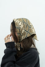 Load image into Gallery viewer, Vintage x Pure Silk Snakeskin Scarf