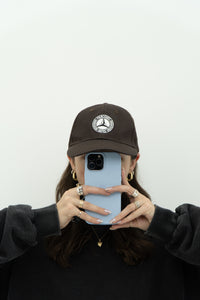 Vintage x MERCEDES BENZ Brown Strapback