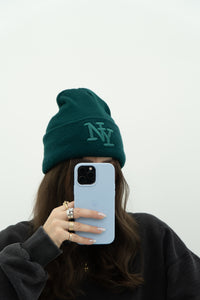 NY x Forest Green Beanie