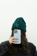 Load image into Gallery viewer, NY x Forest Green Beanie