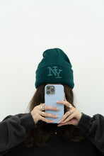 Load image into Gallery viewer, NY x Forest Green Beanie