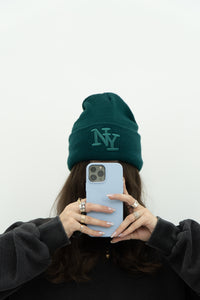 NY x Forest Green Beanie