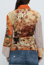 Load image into Gallery viewer, Vintage x SAVE THE QUEEN Orange Patterned Blouse (S, M)