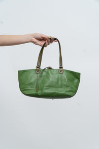 Vintage x Green Leather Small Purse
