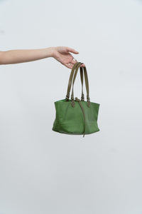Vintage x Green Leather Small Purse