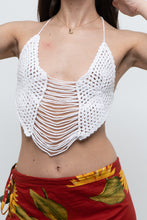 Load image into Gallery viewer, Vintage x White Crochet Bra Top (XS-M)